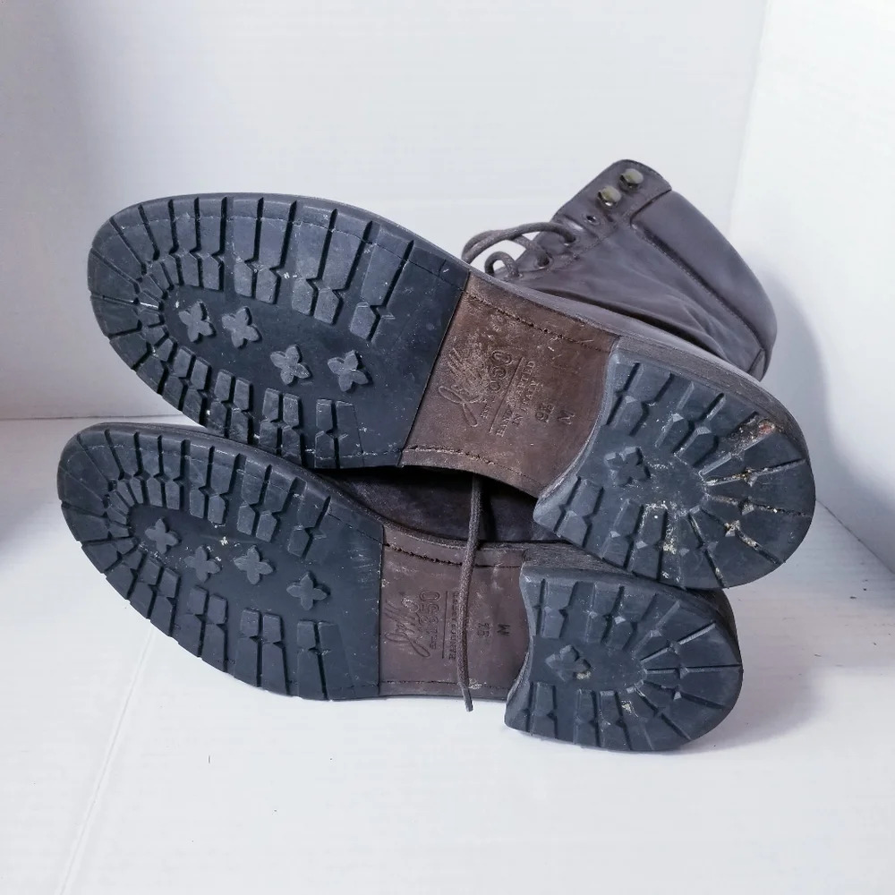 J&M 1850 MEN'S ITALY SHEARLING BOOTS SIZE 9.5
